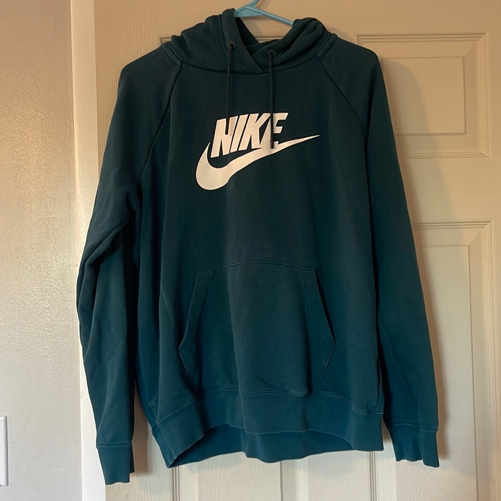 forest green nike hoodie